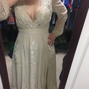Never worn wedding dress from BHLDN